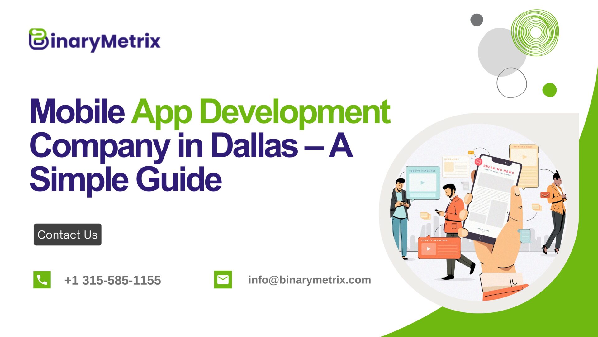 Mobile App Development Company in Dallas –  iOS & Android Experts