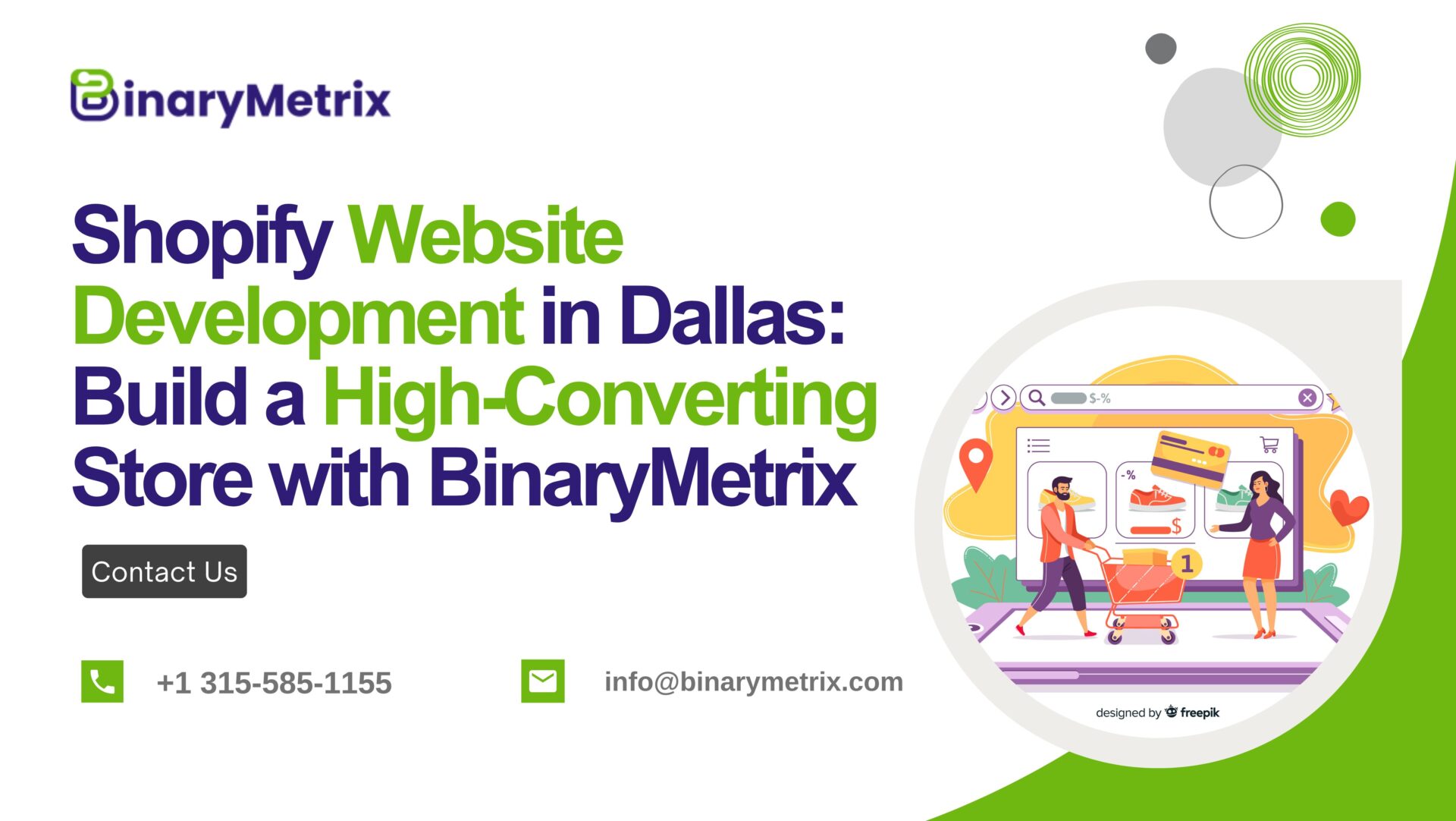 Shopify Website Development in Dallas | Expert Shopify Developers