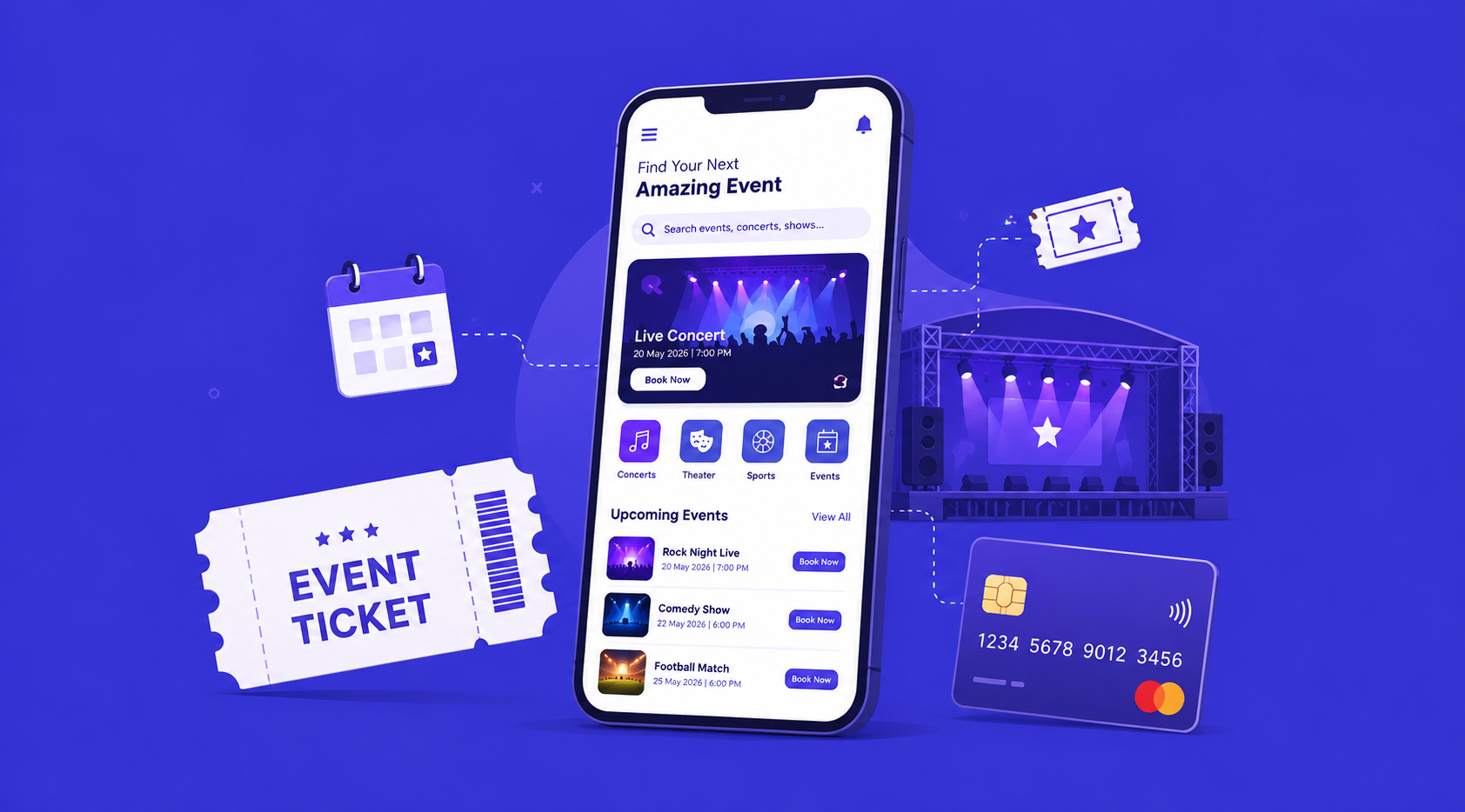 Event Booking App Development – Manage Tickets & Bookings with Ease