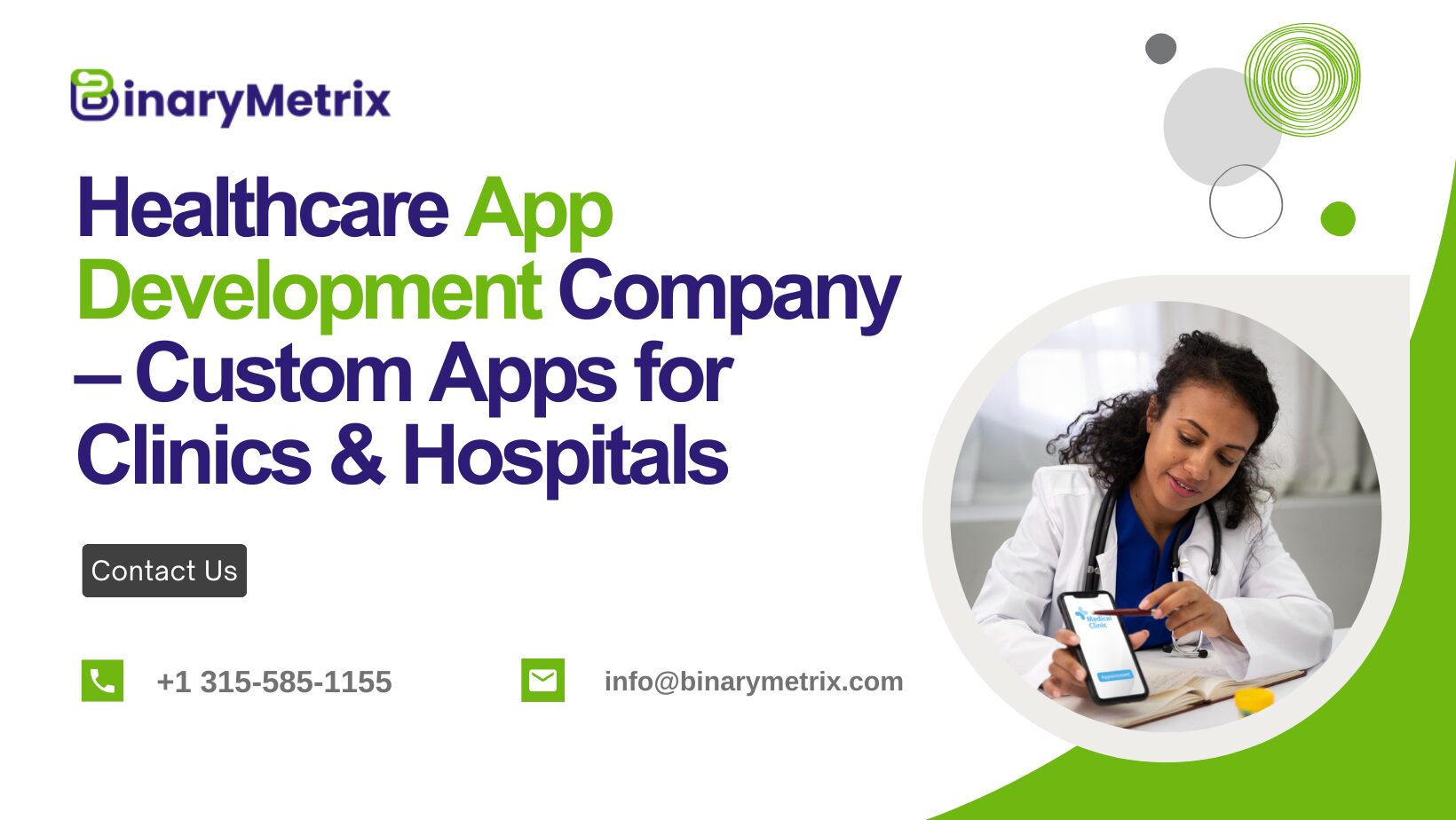 Healthcare App Development Company – Custom Apps for Clinics & Hospitals
