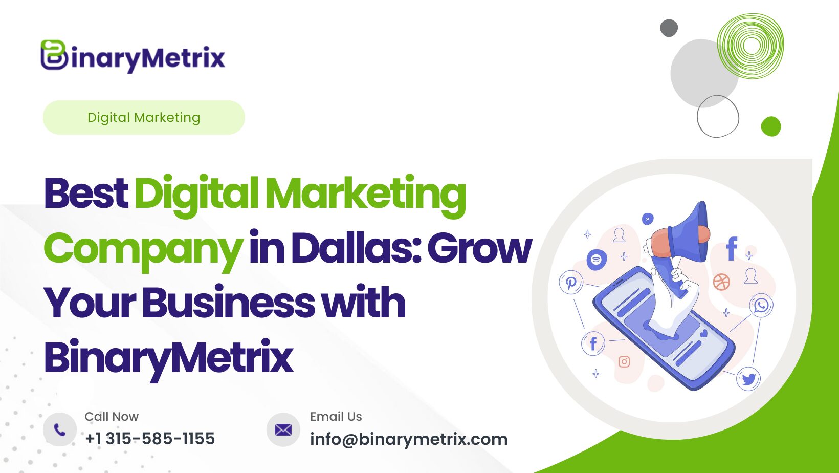 Best Digital Marketing Company in Dallas: Grow Your Business