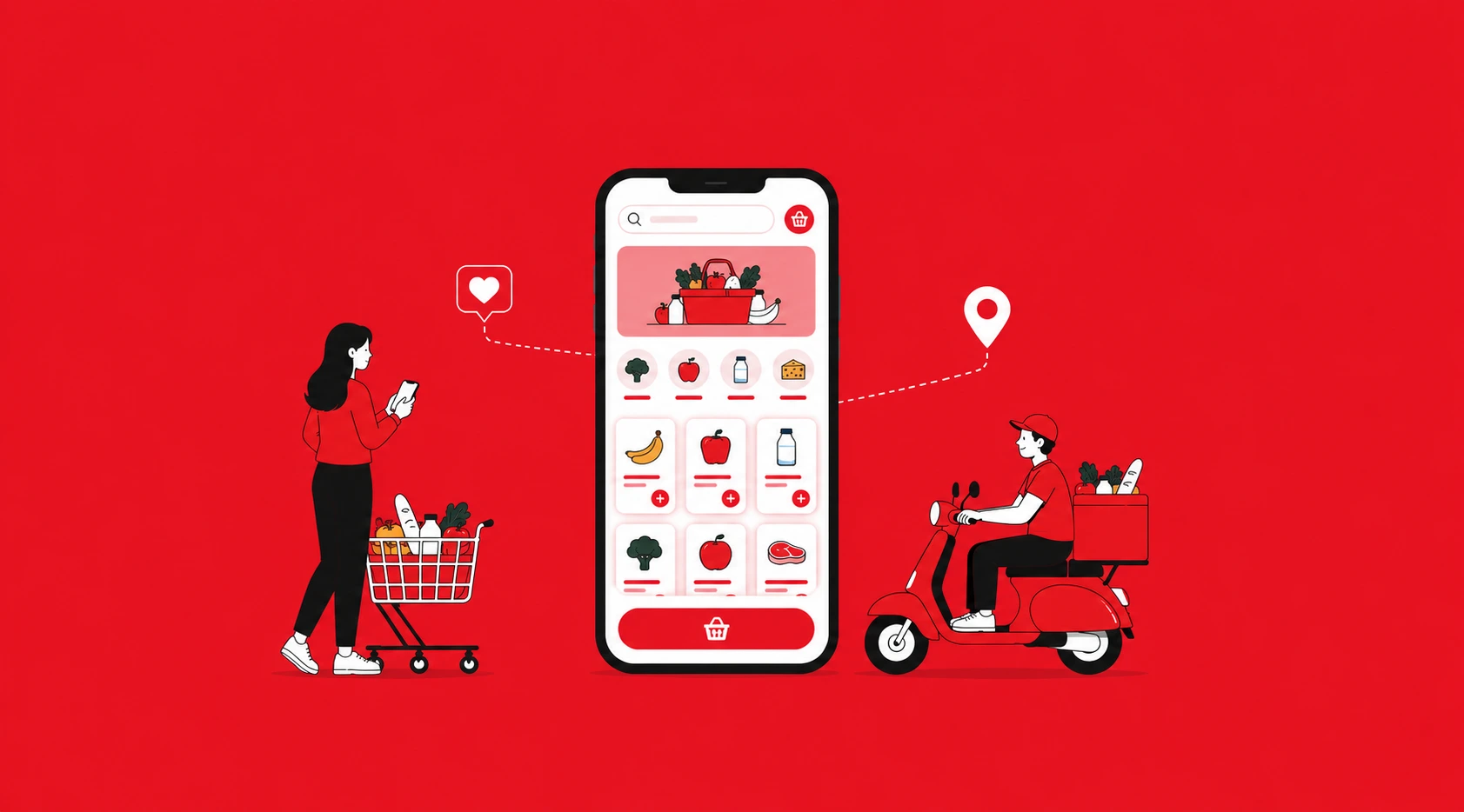 Instacart Clone App Development: Build a Grocery Delivery App Like Instacart