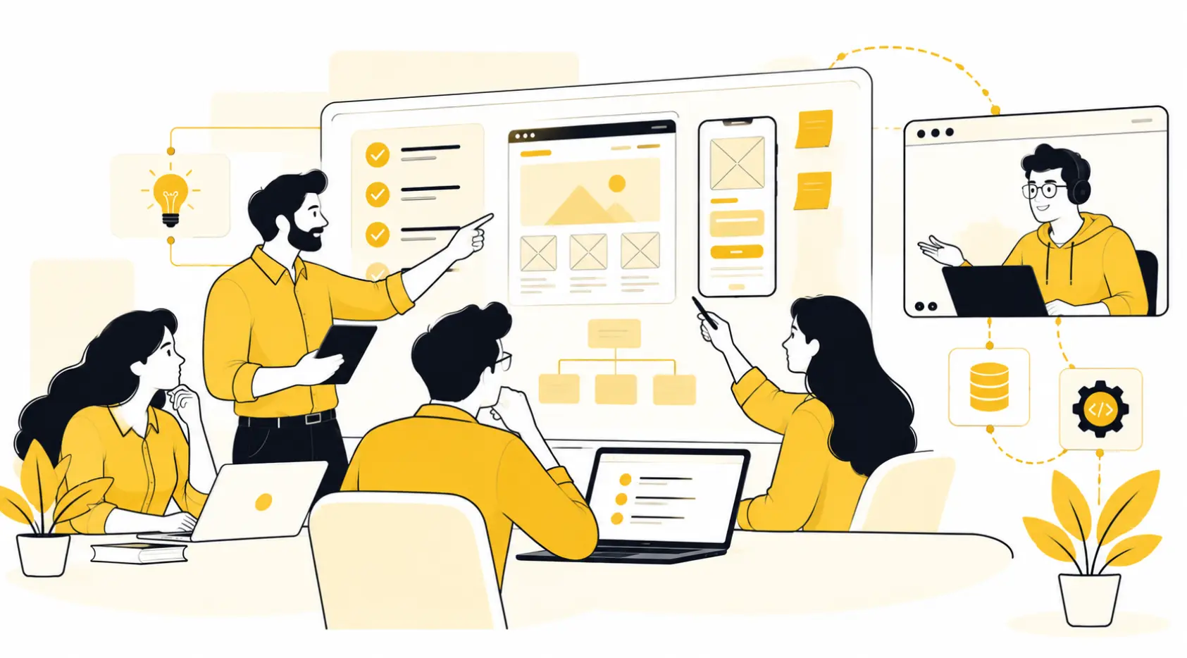 Planning website requirements before hiring a web developer