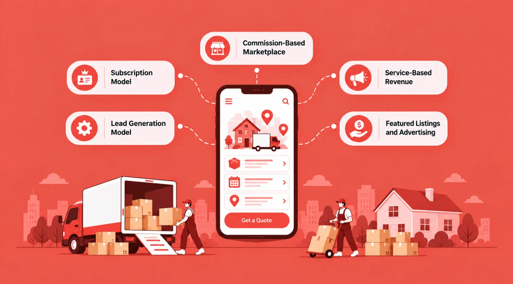 Business Models for a Packers and Movers App