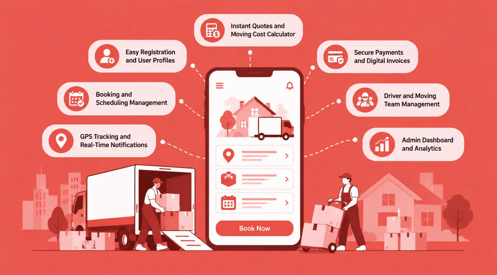 Key Features of a Packers and Movers App